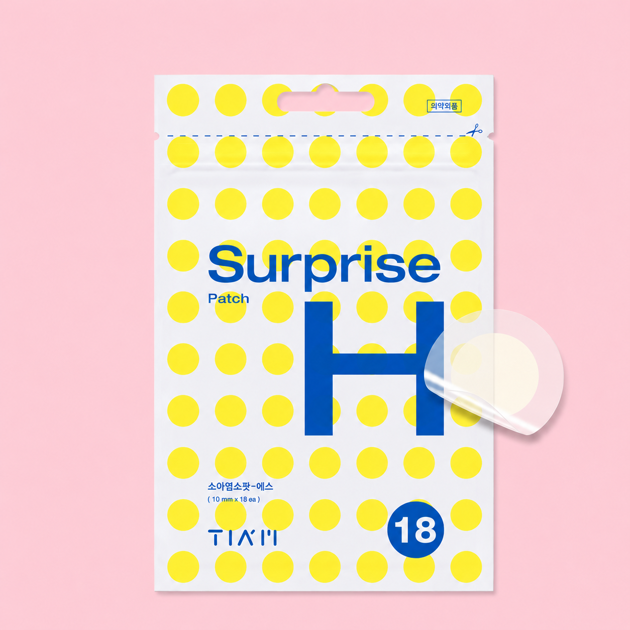 TIAM Surprise H Patch (72ea, Pack of 4)